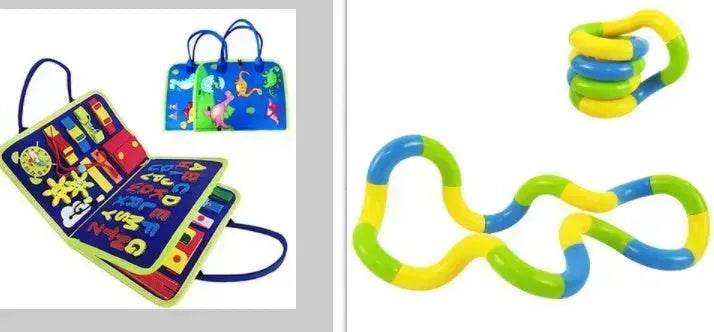 New Busy Book Children's Busy Board Dressing And Buttoning Learning Baby Early Education Preschool Sensory Learning Toy - Velora