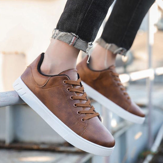 Lace-up Flat Shoes Men's Fashion Casual Shoes - Velora