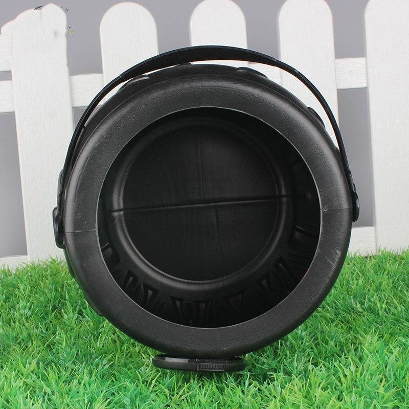 Creative Halloween Black Witch Flame Barrel Ornament - Velora