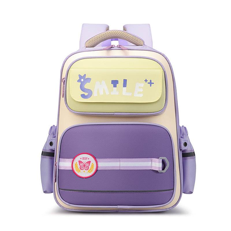 Children's Cartoon Letters British Style Schoolbag - Velora