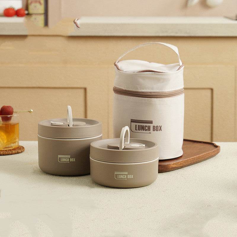 Portable Insulated Work Lunch Box and Canvas Lunch Bag - Velora