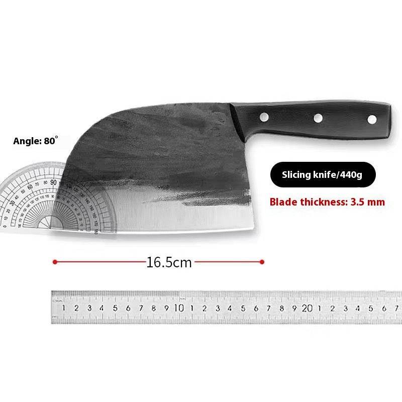 Hand-forged Kitchen Slicing Knife Dedicated For Chefs Cleaver Stainless Steel - Velora