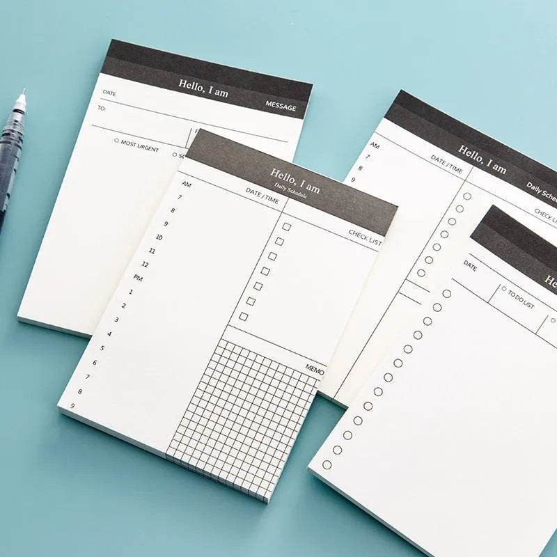 Portable Notepad Schedule Daily Planner - Velora