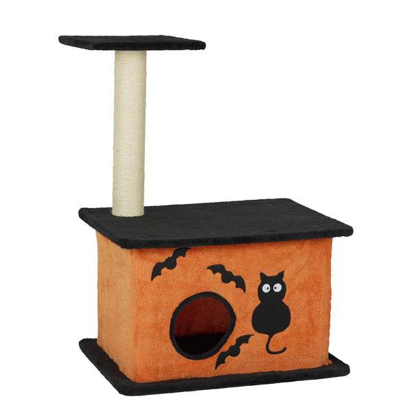 Halloween Inspired Cat Tree Tower Cat Tree For Indoor With Spacious Cat Condo - Velora