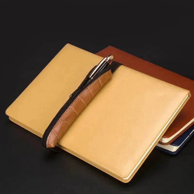 Easy To Carry PU Leather Office Pencil Case - Velora