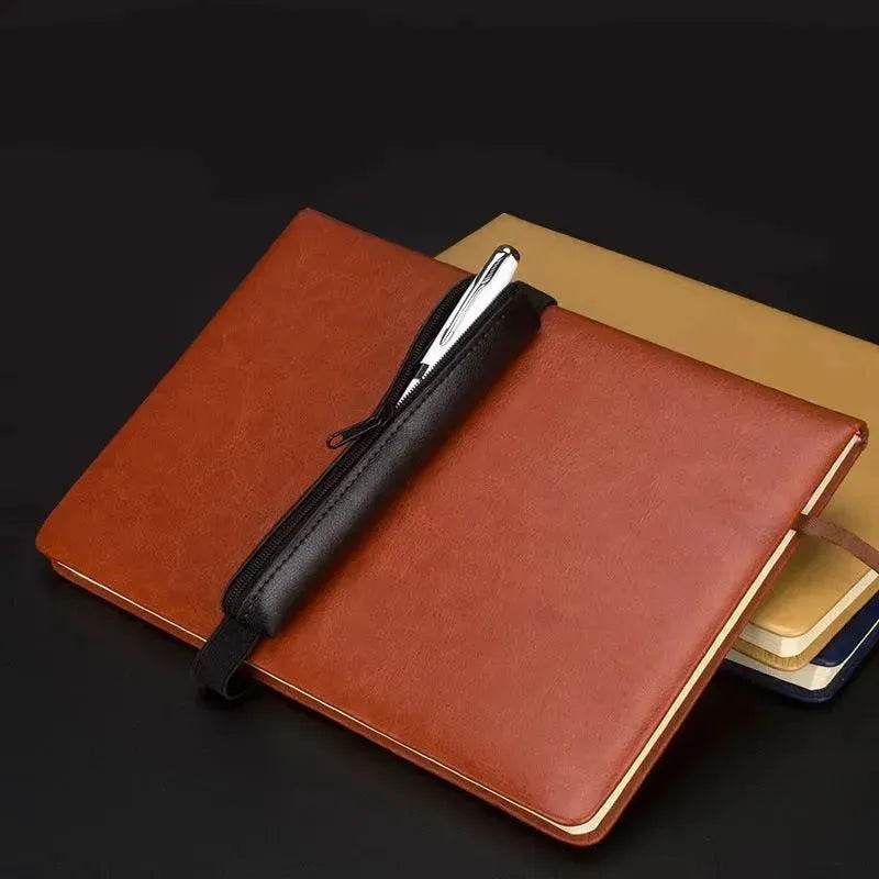 Easy To Carry PU Leather Office Pencil Case - Velora