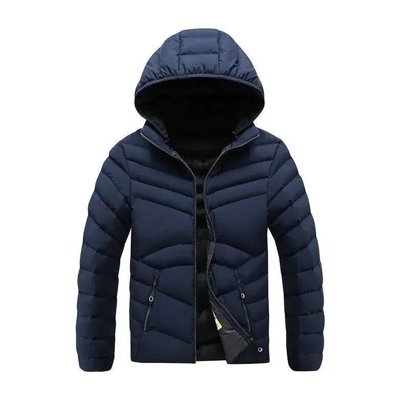 High Quality Super Warm 2 Layers Warmth Fleece-lined Cotton Padded Winter Rain Puffer Jacket - Velora