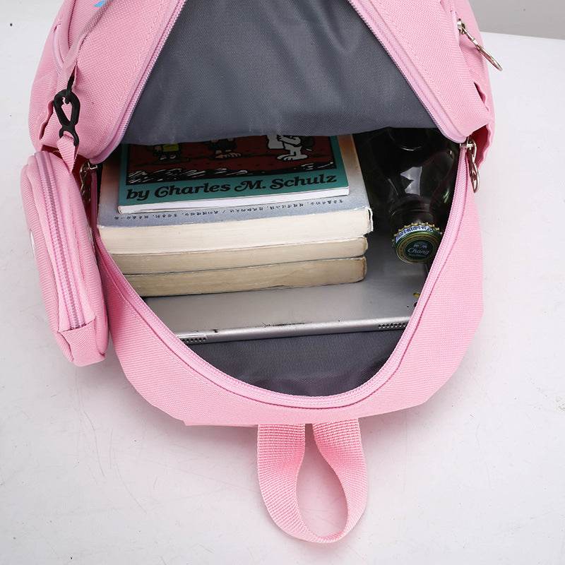 Large Capacity Cute Bunny Cartoon Backpack for School - Velora