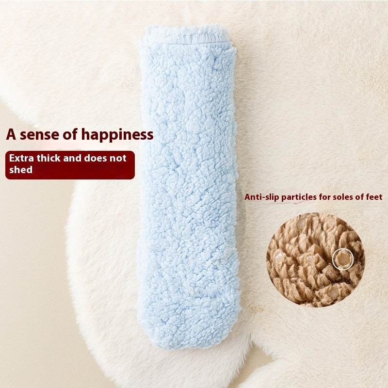 Winter Floor Socks Velvet Thicken Warm Coral Velvet Cute Socks Japanese-style Home Footwear Non-slip Socks New Year Gifts Winter Gadgets - Velora
