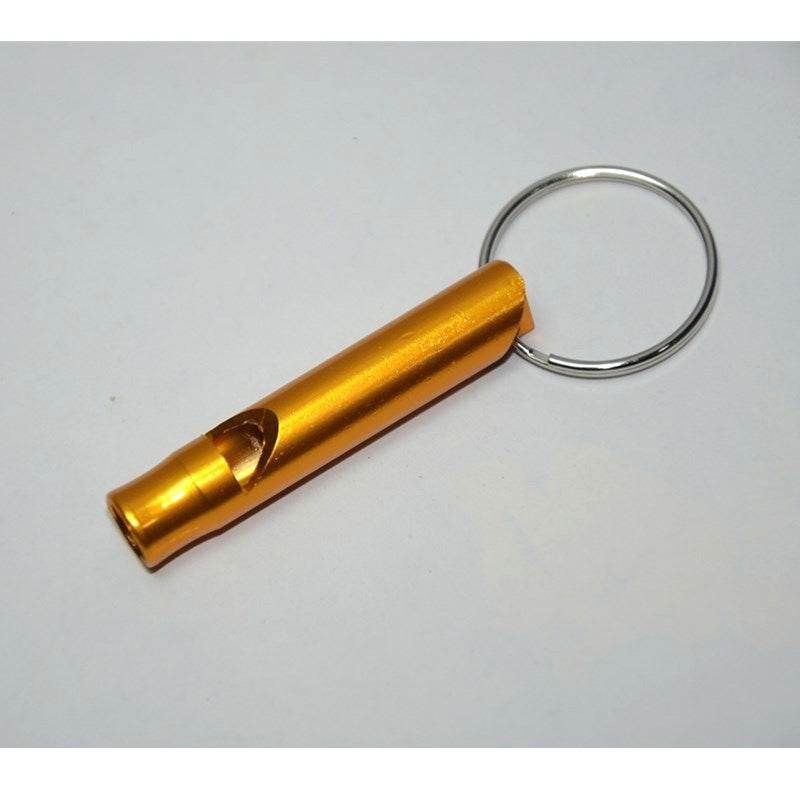 Outdoor Portable And Simple Aluminum Alloy Rescuing Whistle - Velora
