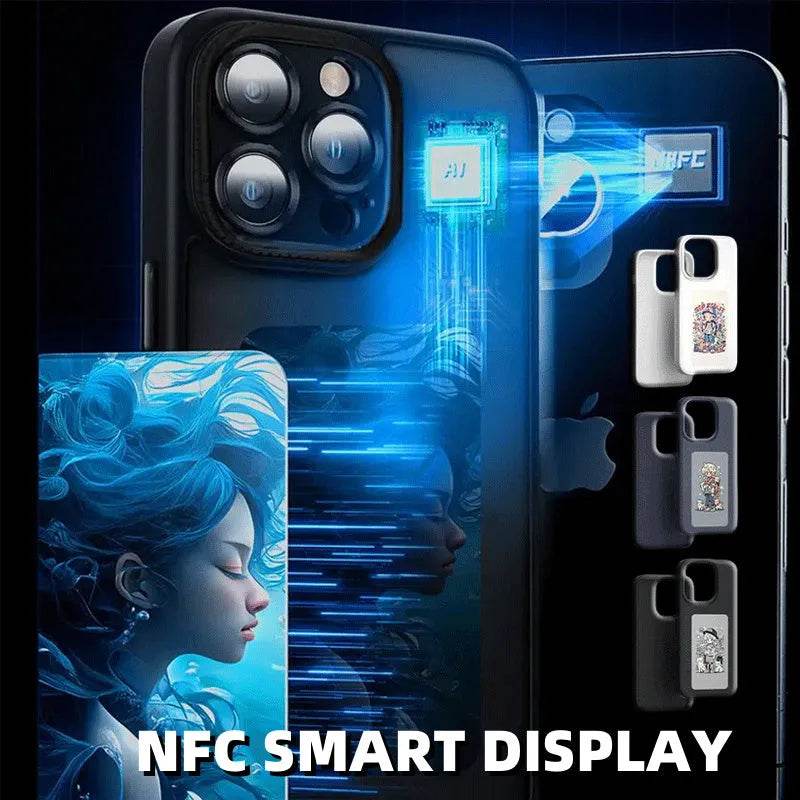 Smart Ink Screen Couple Phone Case NFC Sensor Projection Screen - Velora