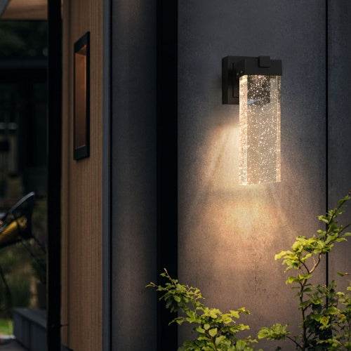Outdoor Waterproof Transparent LED Crystal Wall Light Supports Many Types Of Bulb-2 Packs With Light Sensitivity - Velora