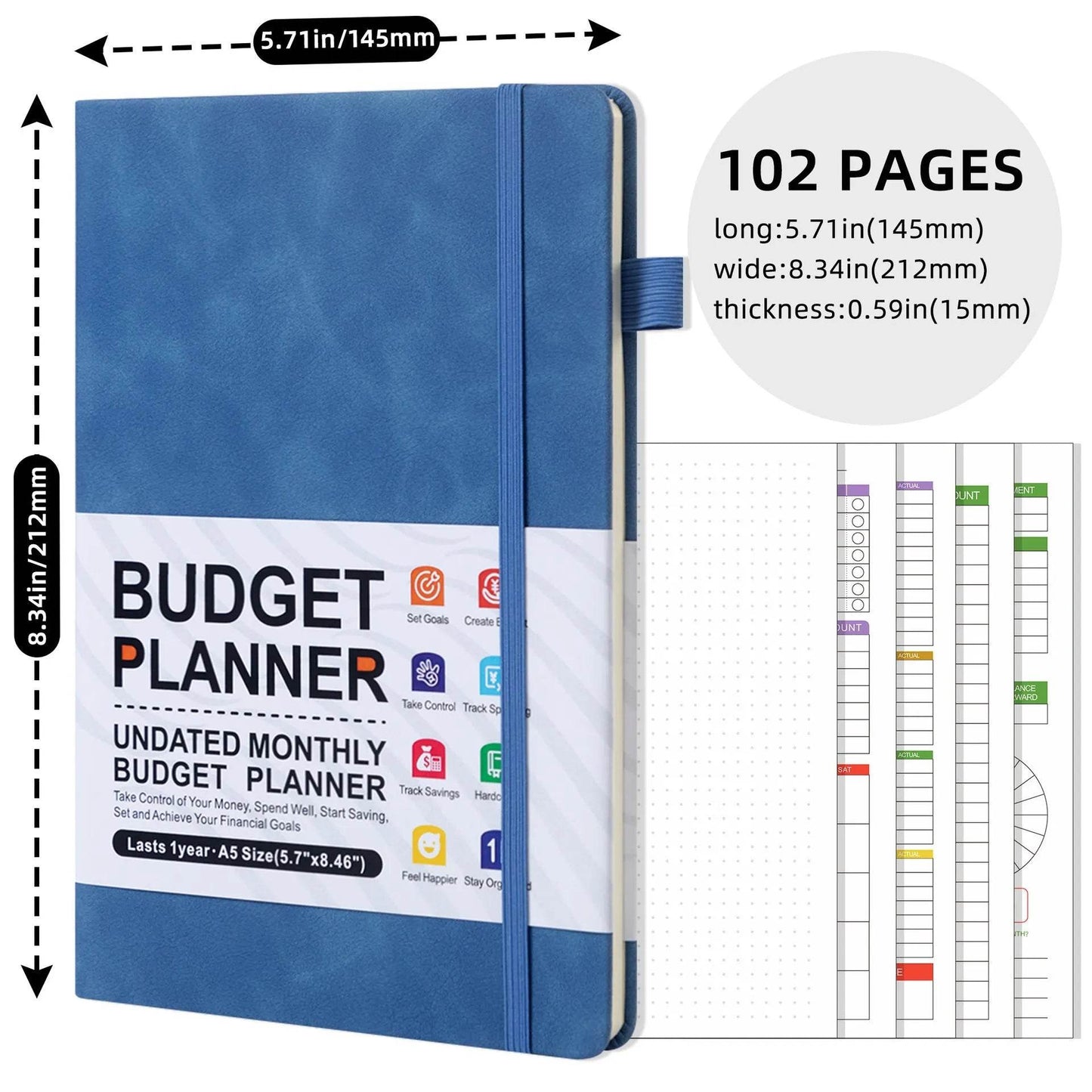 Amazon A May Plan Cash Budget Planner Week Plan English Foreign Trade Notebook - Velora