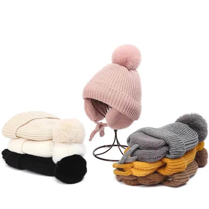 Autumn And Winter Children's Cute Knitting Wool Hat Winter - Velora