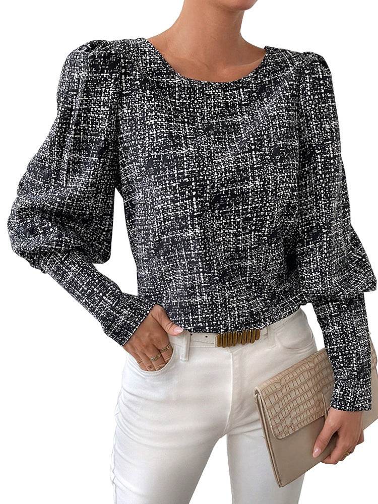 Fashionable Elegant Retro blouse top For Women - Velora