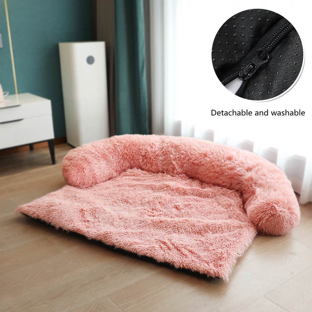 Removable Pet bed Mat Sofa Dog Bed Plush Pet Bed - Velora