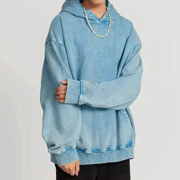 Fall Winter Thick Pullover Hoodie Sweatshirts For Men