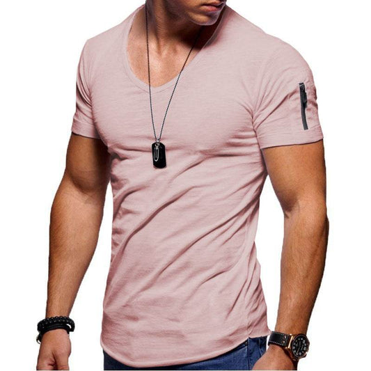 Men's Short Sleeve Cotton Casual Polo T shirt - Velora