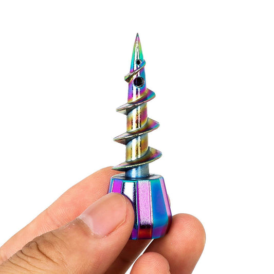 23mm Metal Screw Shape Hookah Metal Gun Head Accessories - Velora
