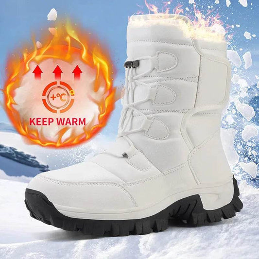 Winter Men And Women Fleece-lined Warm Snow Boots - Velora