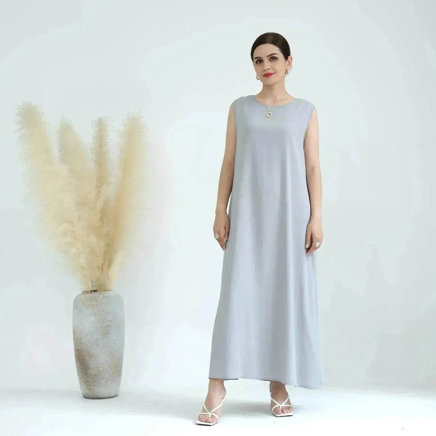 Elegant Base Shawl Skirt Three-piece Set Suit for Arabian Dubai Middle East Women Abaya Dress - Velora