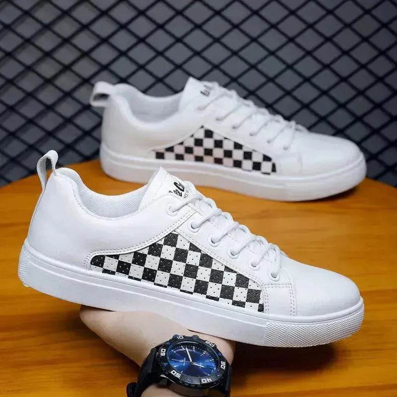 Elegant Summer PU Leather Casual Sneakers for Sneakers for Men - Velora