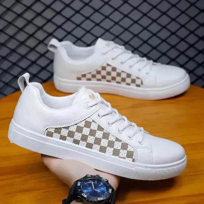 Elegant Summer PU Leather Casual Sneakers for Sneakers for Men - Velora