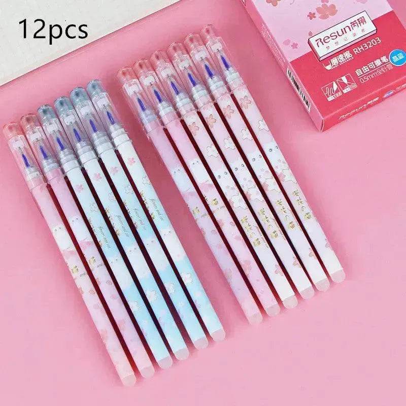 Elementary School Students Use An Erasable Gel Pen To Rub The Easy Sassafras Magic Eraser Pen - Velora