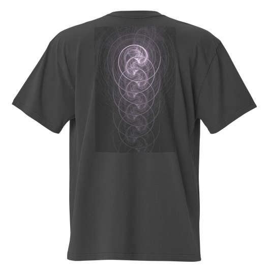 Esoteric Occult Streetwear: Cosmic Wave Tee - Captivating energy bodies & quantum fields motif