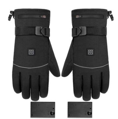 Winter Electric Heated Gloves Motorcycle Touch Screen Gloves - Velora