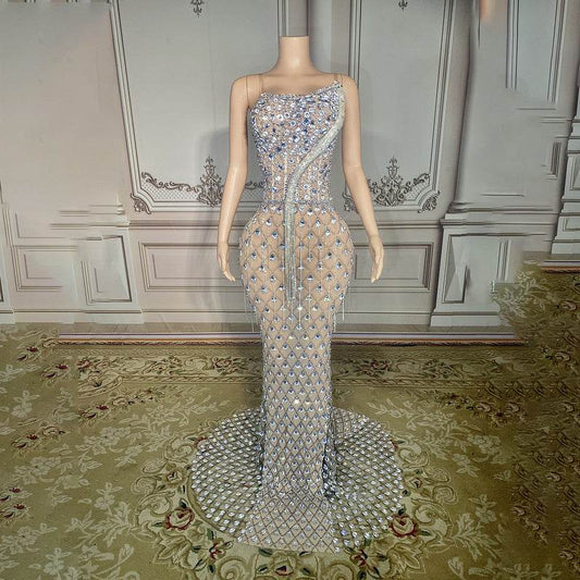 No Back Traceless Sexy Elegant Fishtail Gown - Velora