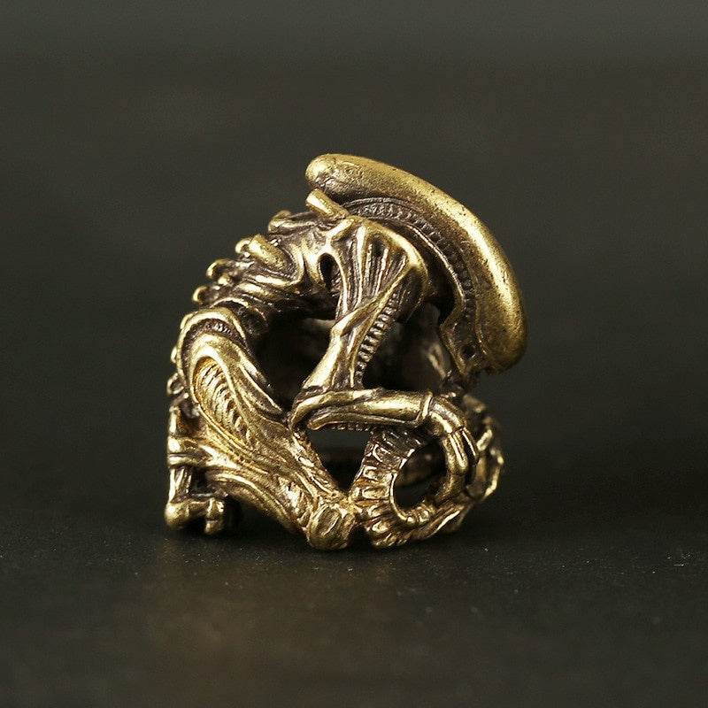 1 Pc Exquisite Antique Brass Chinese God Of Wealth Ornament - Attracts Abundance And Good Fortune With Powerful Fengshui Energy, Hand-Sculpted For Harmonious Balance - Ideal For Home, Office, Or Deskt - Velora