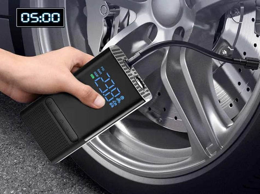 Inflatable Pump Air Compressor For Bicycle Car Boat Tire Inflator Portable Rechargeable - Velora