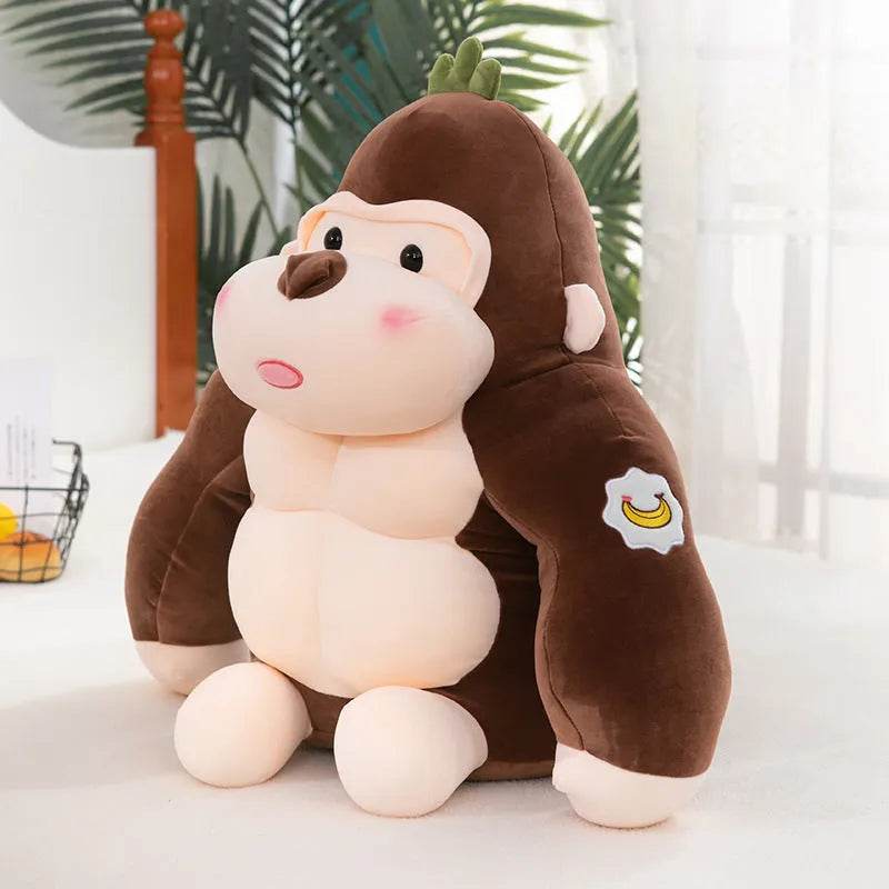 Black King Kong Cute Creative Gorilla Plush Toy - Velora