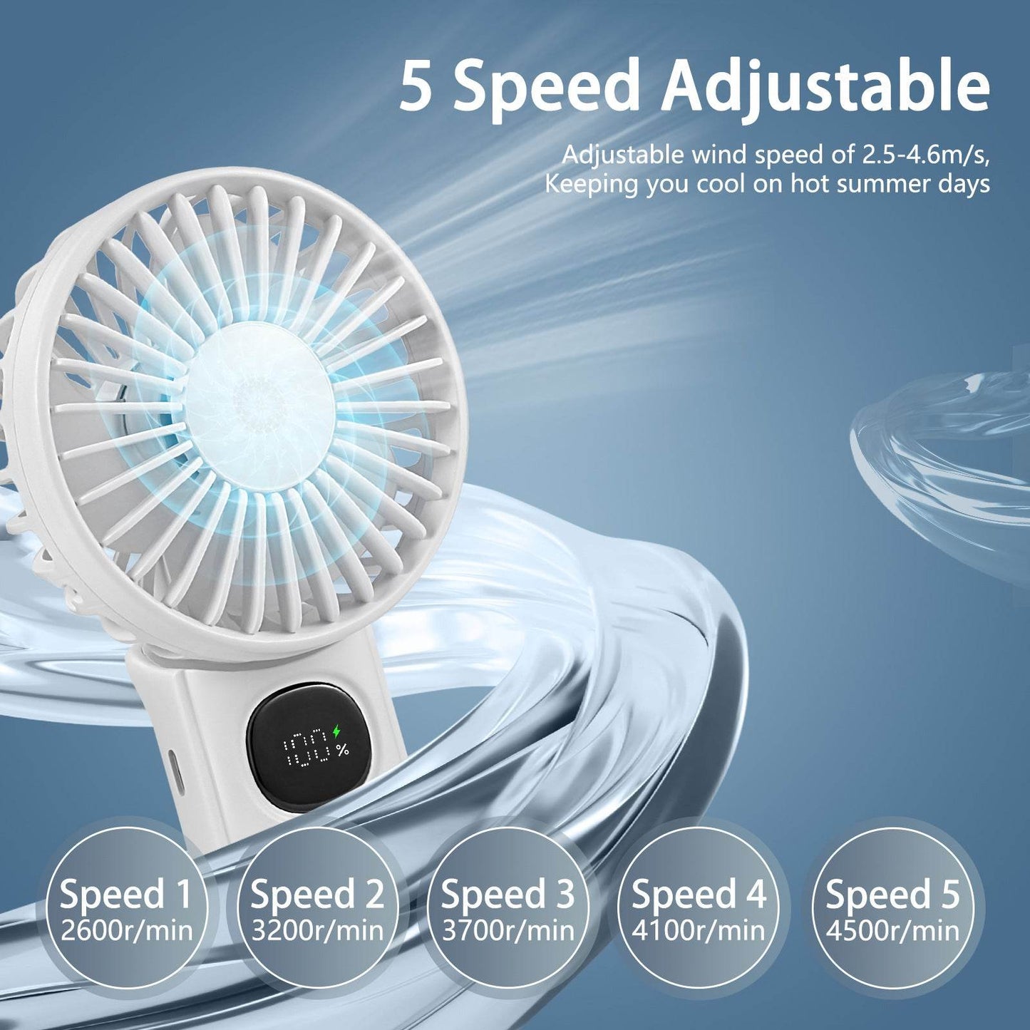 Portable Handheld Fashion Personality Little Fan - Velora