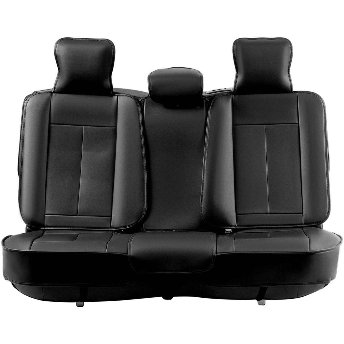 Seat Covers, Universal Car Seat Covers Full Set Seats, Front And Rear Seat, 13pcs Faux Leather Seat Cover, Full Enclosed Design, Detachable Headrest And Airbag Compatible, For Most Car SUV Truck - Velora