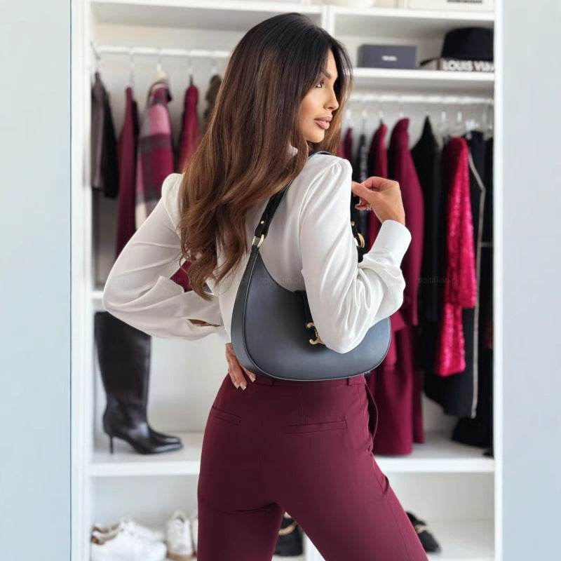 Elegant Fashion Button Long Sleeve business Office Formal Work Shirt For Women - Velora