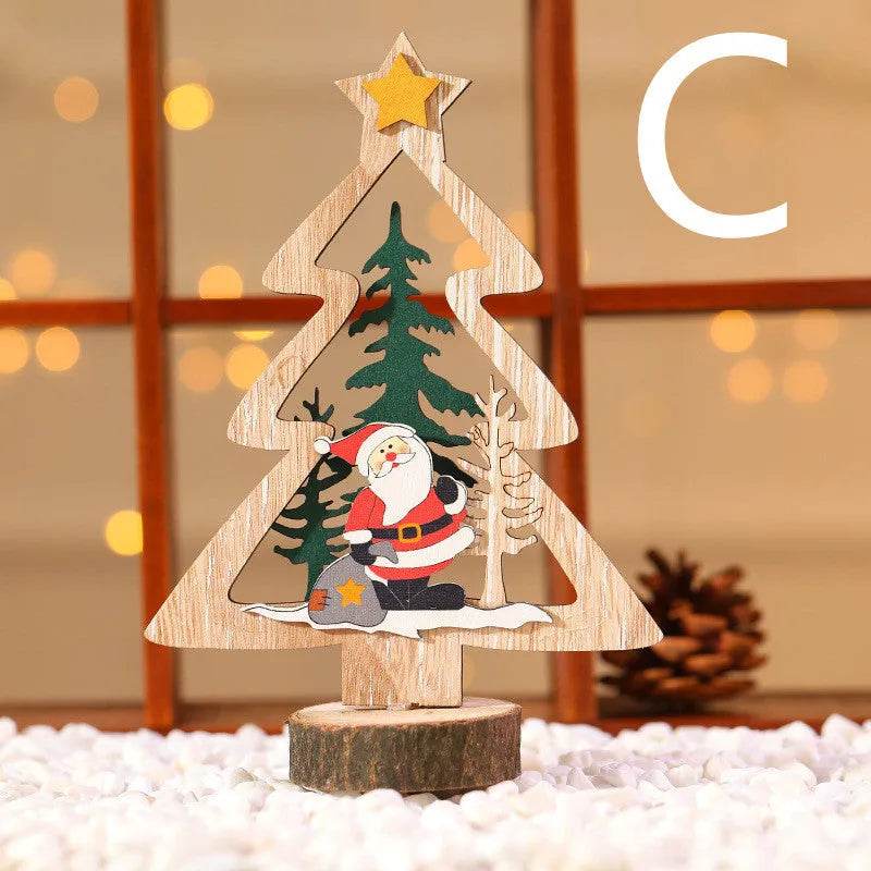 Christmas Day Wooden Bar Decoration Decorations - Velora