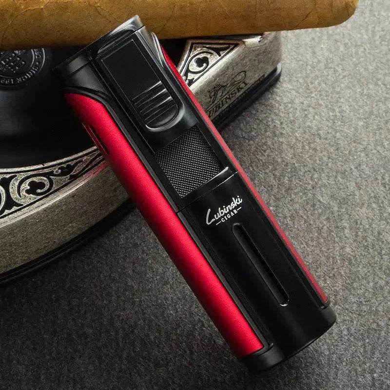 Luxury Cigar Lighter with Cigar Hole Punch - Velora
