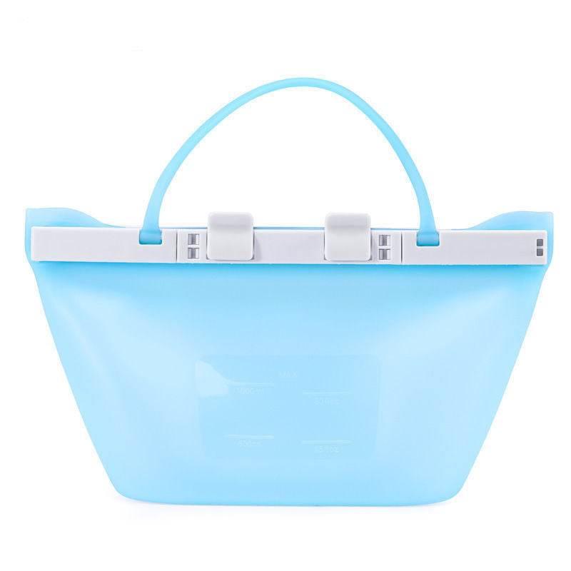 Reusable Silicone Food storage Bag Vacuum Seal Freezer Bag - Velora