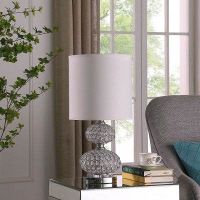 24 Mod Crystal Inspired Retro Table Lamp - Velora