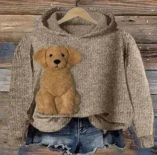 Digital Printing Dog Pattern Sweater Men - Velora