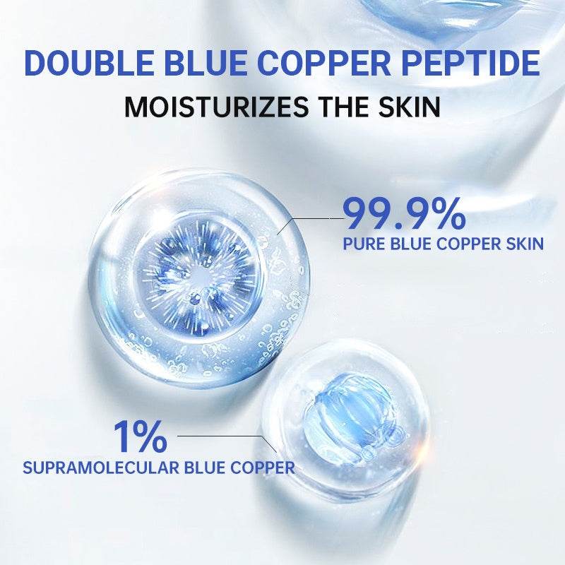 UDAER Blue Copper Peptide Serum Essence Rejuvenating Moisturizing Anti-wrinkle, Soothing And Repairing - Velora