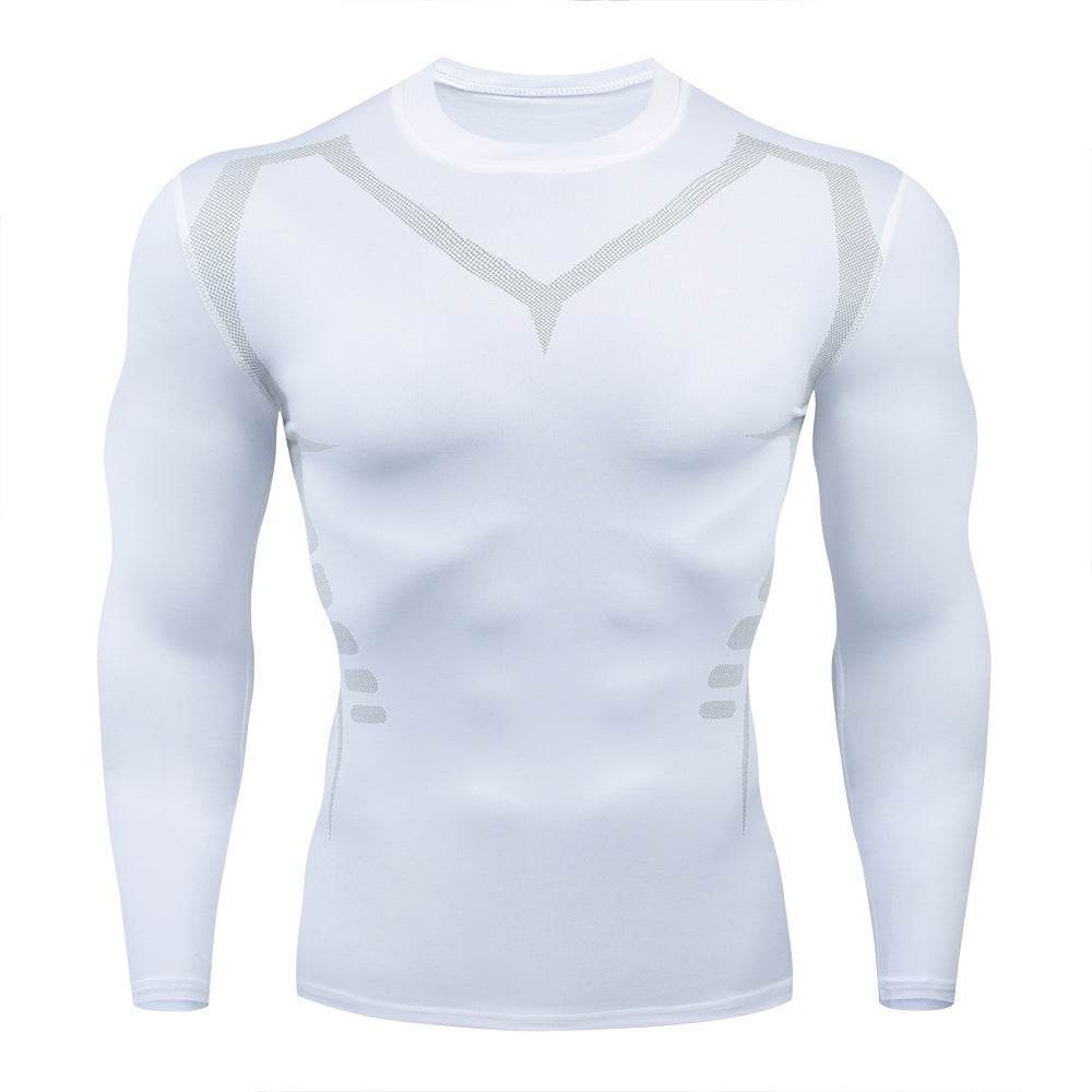 Men's Sports Quick-drying Long sleeve Workout Fitness T-shirt top - Velora