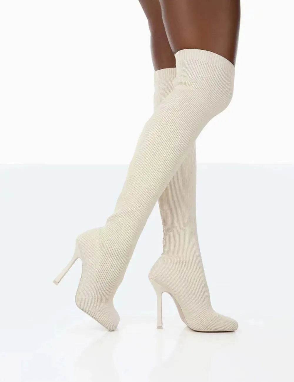 Thigh High Boots Women Over The Knee Long Boots Fashion Shoes - Velora