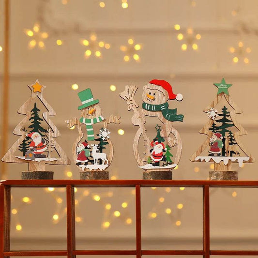 Christmas Day Wooden Bar Decoration Decorations - Velora
