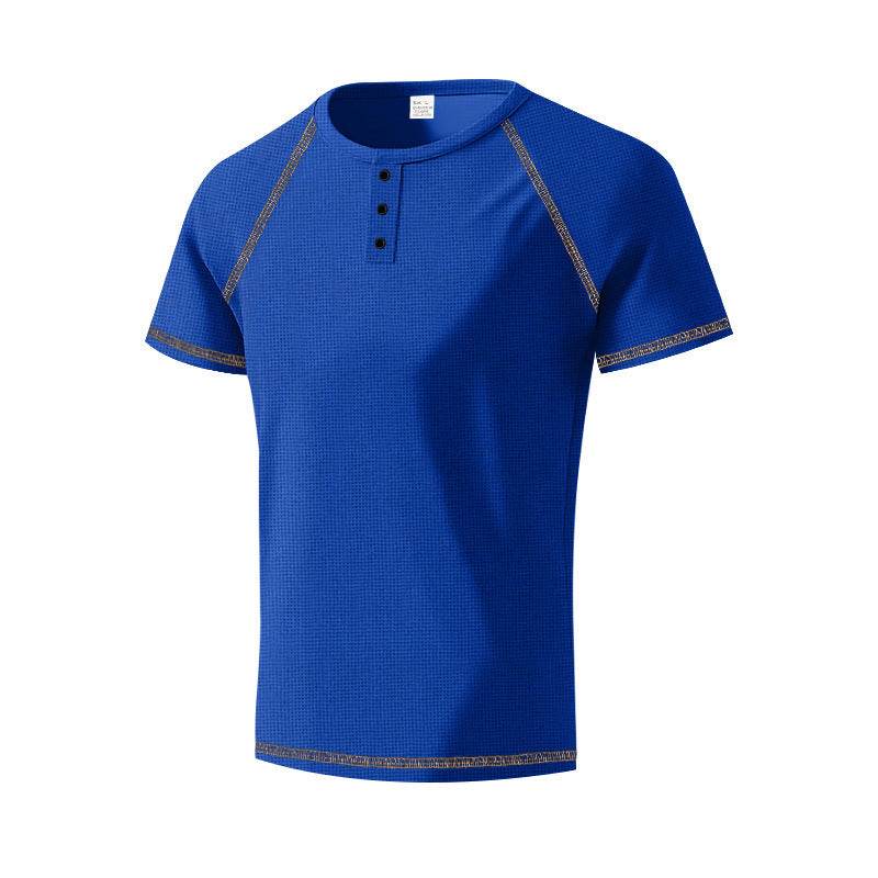 Heavy Contrast Color Raglan Slim T-shirt - Velora