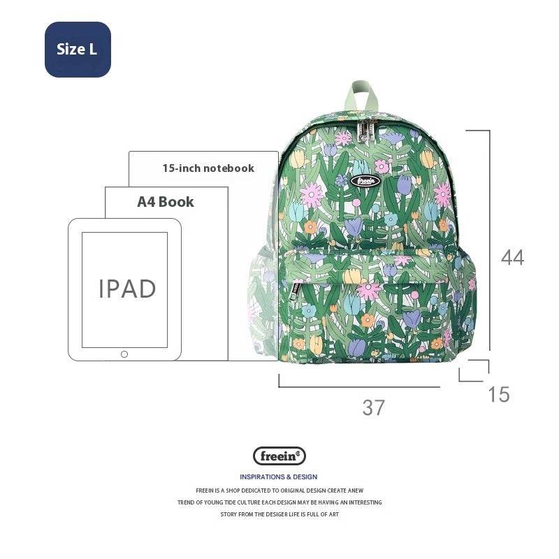 Original Niche Printed Backpack For Women - Velora
