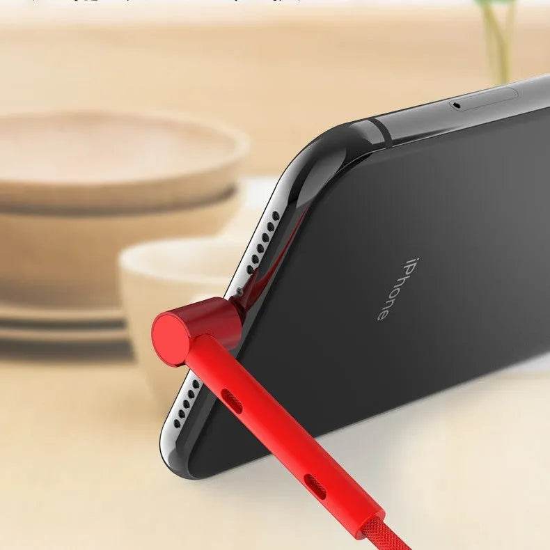 Creative Mobile Phone Elbow Charging Cable - Velora