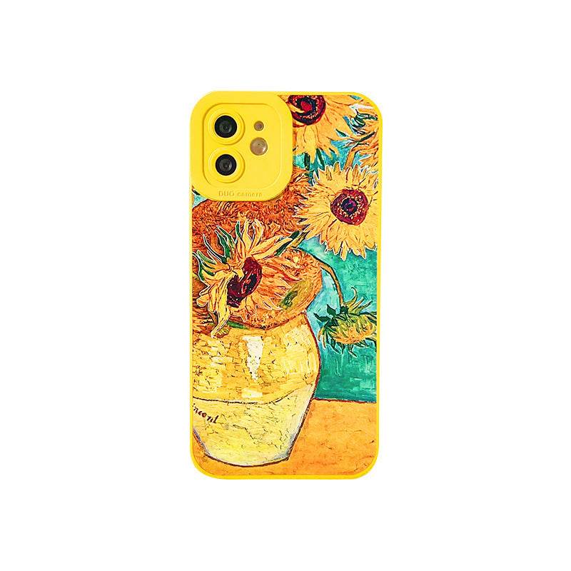 Sunflower silicone IPhone14 Case women - Velora